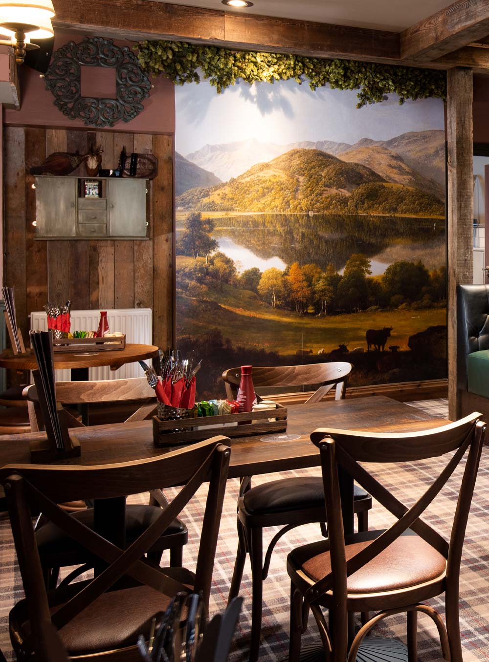 Dining area at The Ambleside Inn, Ambleside, Cumbria