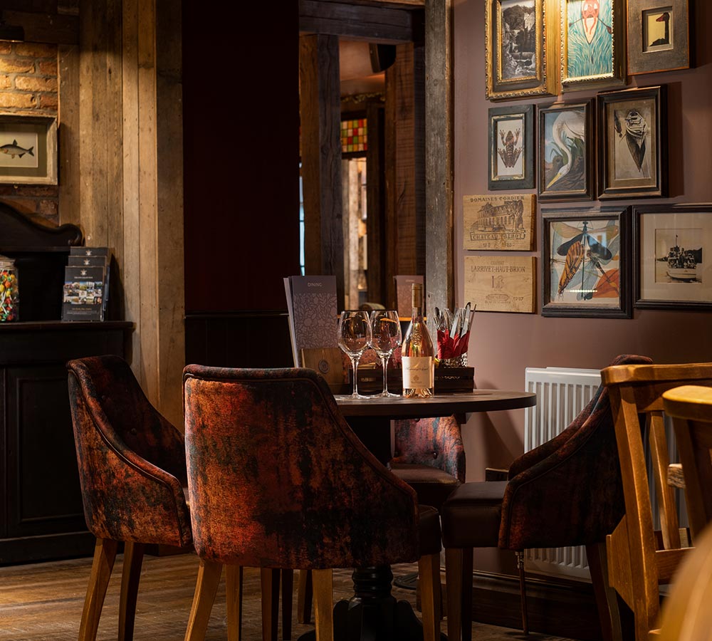 Snug area at The Ambleside Inn, Ambleside, Cumbria