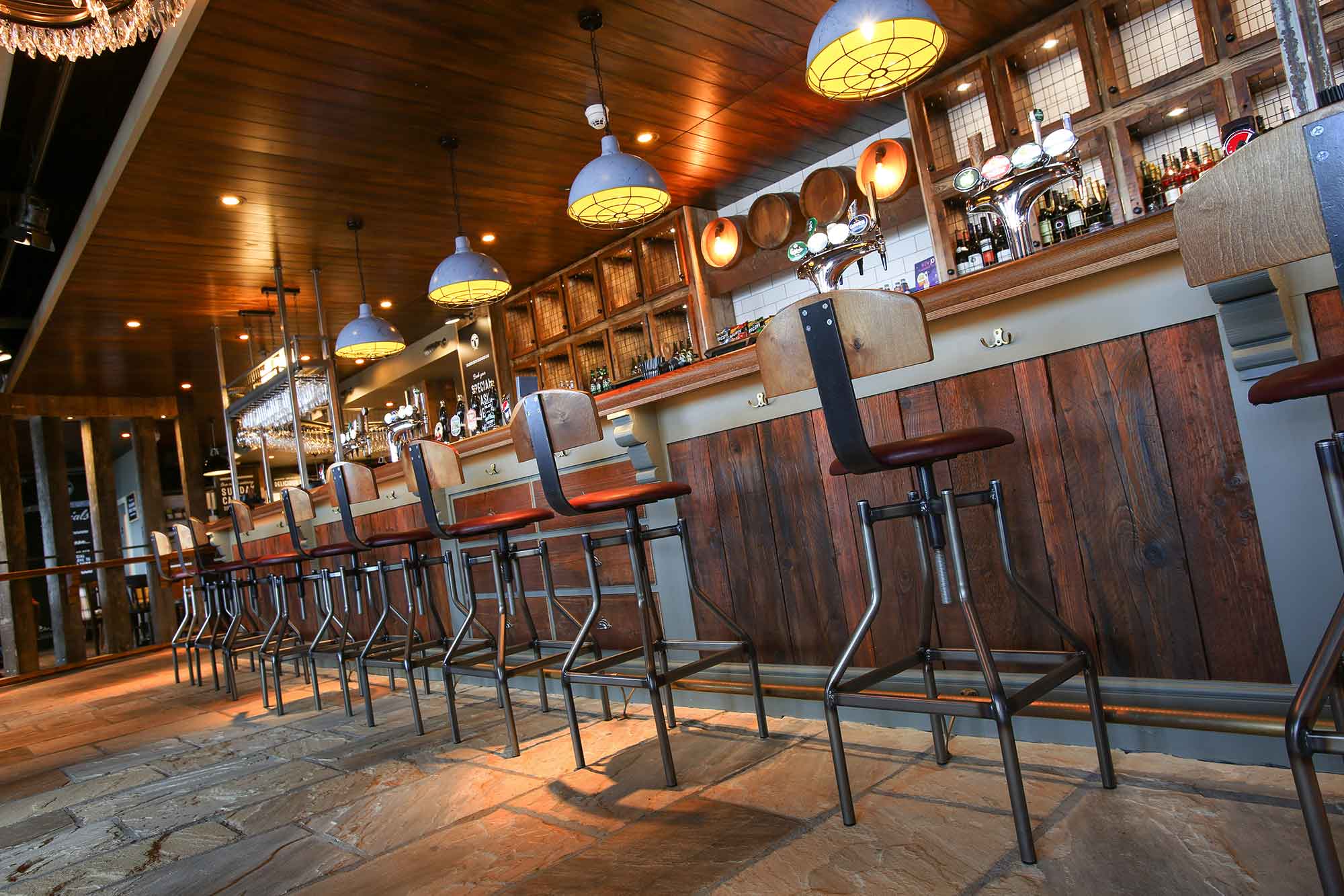Bar area at The Commissioners Quay Inn, Blyth