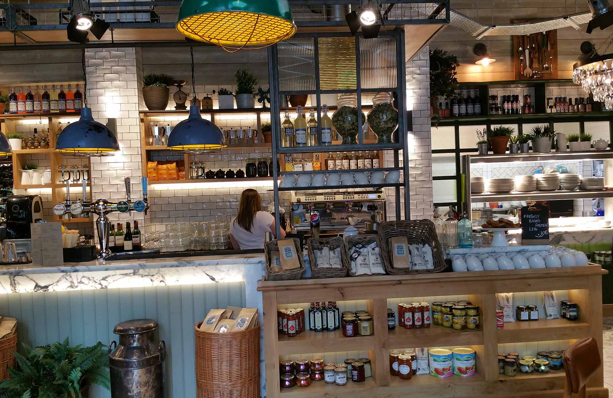 Interior of Joe's Kitchen, London and the Midlands