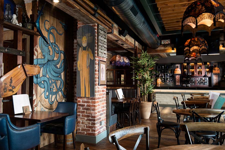 interior view of the Seaburn Inn, Sunderland