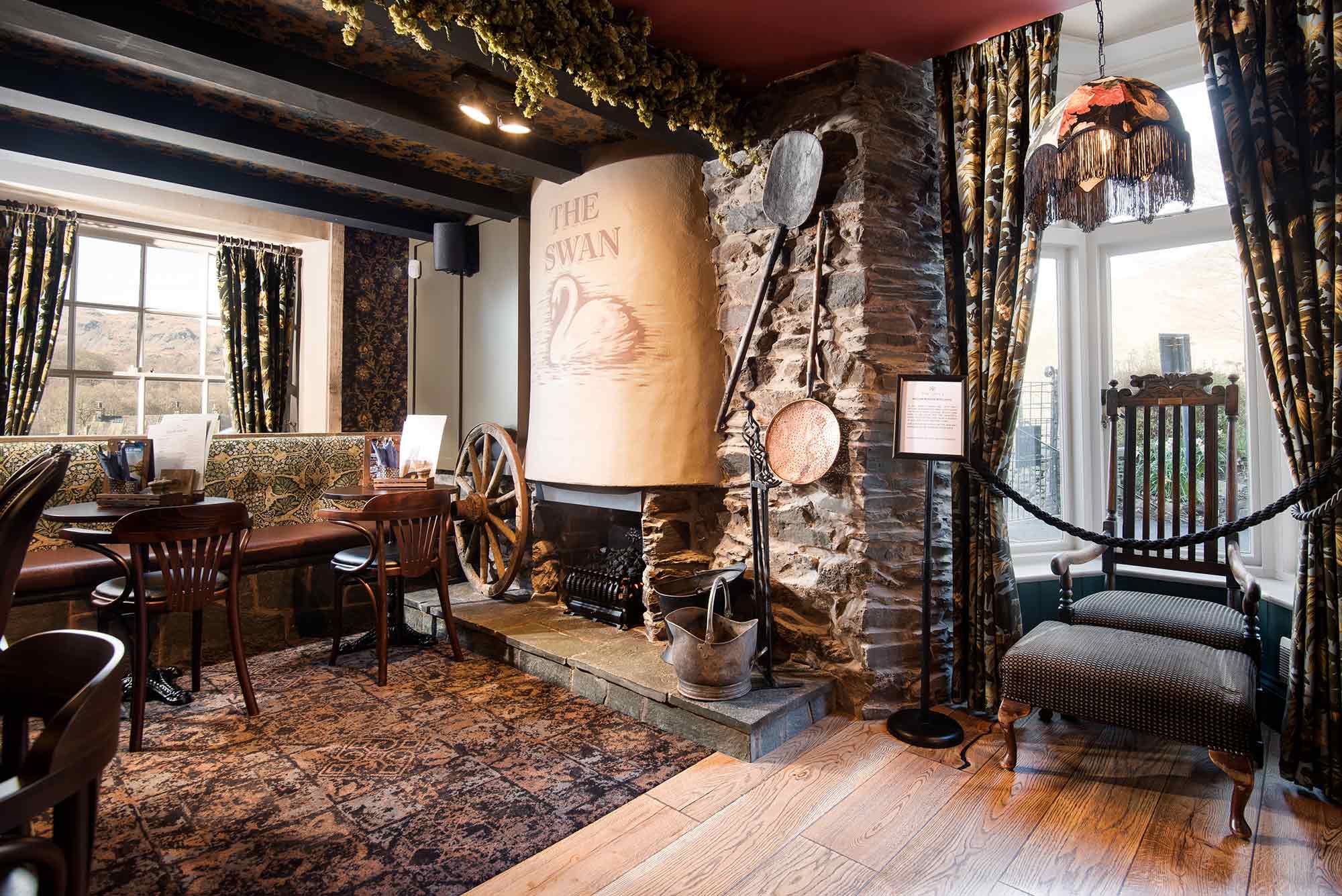 Dining at The Swan, Grasmere, Cumbria