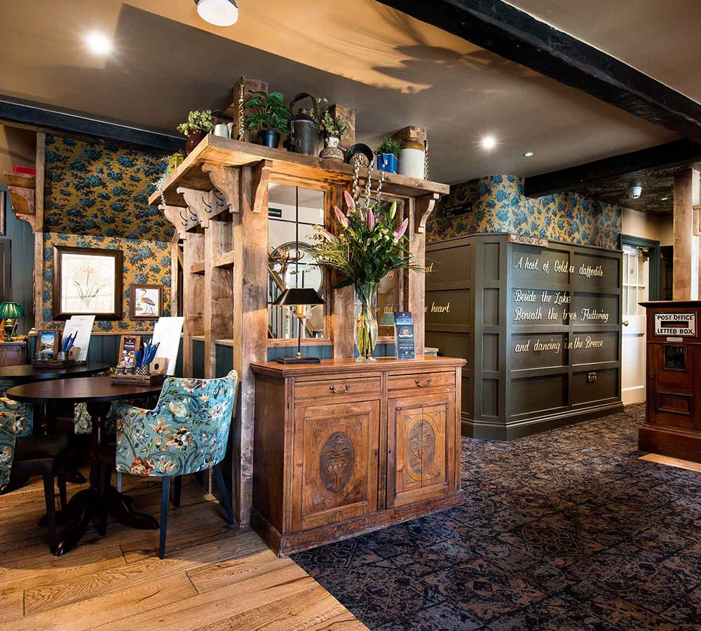 interior of The Swan, Grasmere, Cumbria