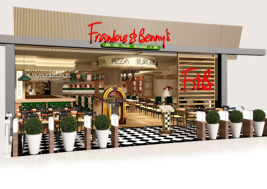 Frankie & Benny's, Liverpool exterior design CGI